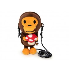 BAPE Baby Milo Mobile Bag (FW24) Brown
