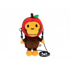 BAPE Baby Milo Plush Mobile Bag Bright Red
