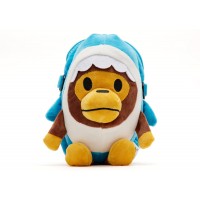 Bape Baby Milo Plush Shark Mobile Bag Blue
