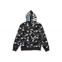 BAPE City Camo Shark Full Zip Hoodie (SS23) Black