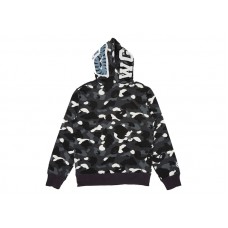 BAPE City Camo Shark Full Zip Hoodie (SS23) Black