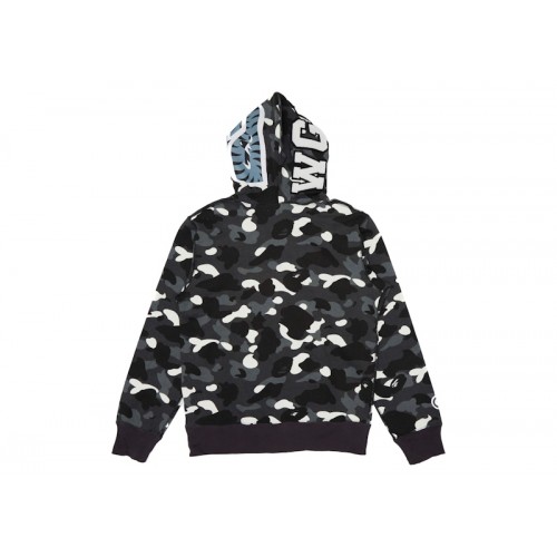 BAPE City Camo Shark Full Zip Hoodie (SS23) Black BAPE City Camo Shark Full Zip Hoodie (SS23) Black