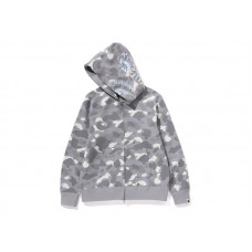 BAPE City Camo Shark Full Zip Hoodie (SS24) Gray