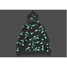 BAPE City Camo Shark Full Zip Hoodie (SS24) Gray