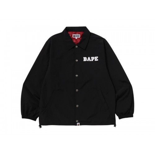 BAPE College Coach Jacket (SS25) Black