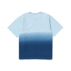 BAPE College Gradation Relaxed Fit Tee Blue