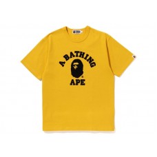 BAPE College Heavy Weight Tee Yellow