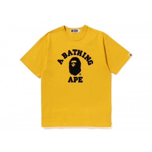 BAPE College Heavy Weight Tee Yellow