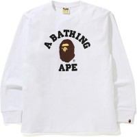 BAPE College L/S Tee (FW20) White
