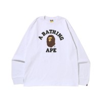 BAPE College L/S Tee (SS22) White