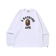 BAPE College L/S Tee (SS22) White