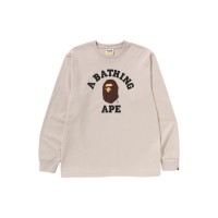 BAPE College L/S Tee (SS25) Black