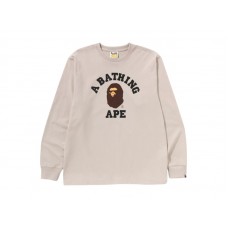 BAPE College L/S Tee (SS25) Black