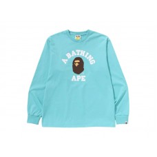 BAPE College L/S Tee (SS25) Blue