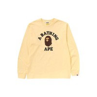 BAPE College L/S Tee (SS25) Yellow