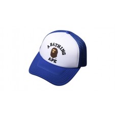 BAPE College Mesh Cap (FW25) Blue