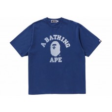 BAPE College Overdye Tee Blue