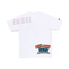 BAPE College Pocket Tee White