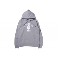 BAPE College Pullover Hoodie (FW21) Gray