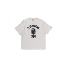 BAPE College Relaxed Fit II Tee Gray