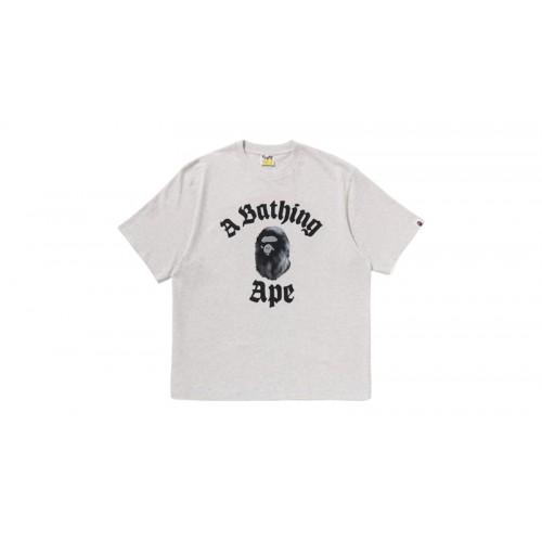BAPE College Relaxed Fit II Tee Gray