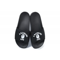 BAPE College Slide Sandals Black