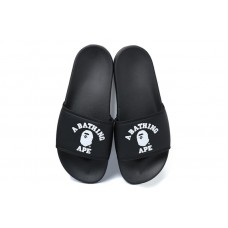 BAPE College Slide Sandals Black