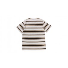 BAPE College Stripe Tee White