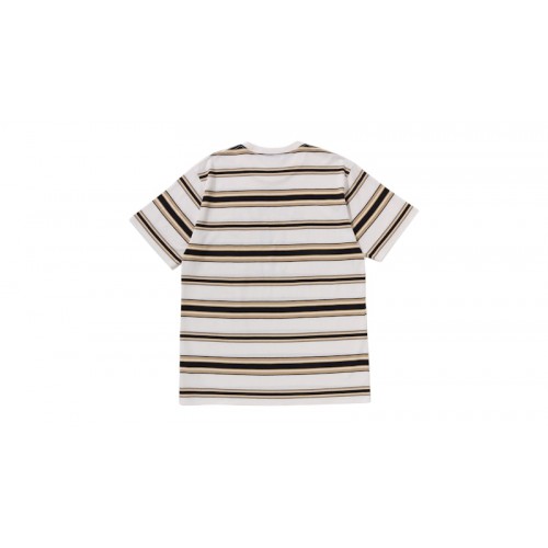 BAPE College Stripe Tee White BAPE College Stripe Tee White