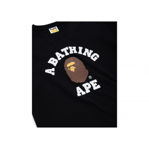 BAPE College Tee Black BAPE College Tee Black