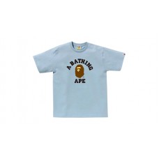 BAPE College Tee (FW25) Blue/Sax