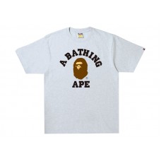 BAPE College Tee Gray