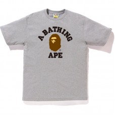 BAPE College Tee Grey