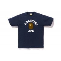 BAPE College Tee Navy