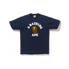 BAPE College Tee Navy
