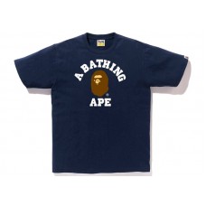 BAPE College Tee (SS22) Navy