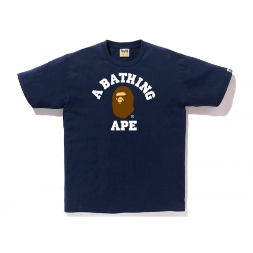 BAPE College Tee (SS22) Navy