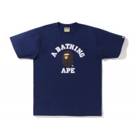 BAPE College Tee (SS23) Navy