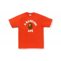 BAPE College Tee (SS23) Orange