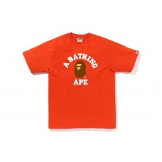BAPE College Tee (SS23) Orange