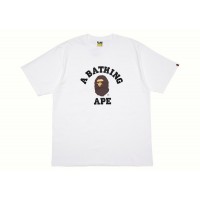 BAPE College Tee White