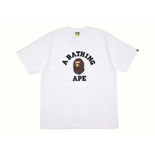 BAPE College Tee White