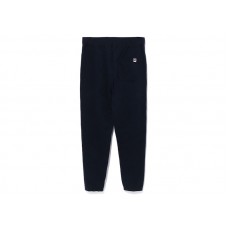 BAPE College Wide Fit Sweat Pants Navy