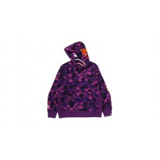 BAPE Color Camo 2Nd Shark Pullover Hoodie Hoodie Purple
