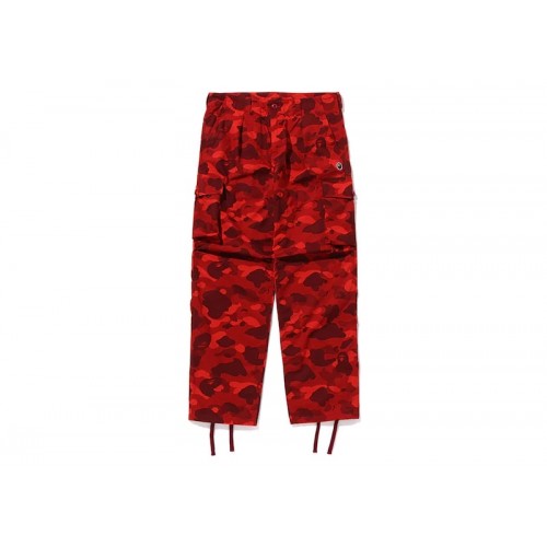 BAPE Color Camo 6 Pocket Pants Red BAPE Color Camo 6 Pocket Pants Red