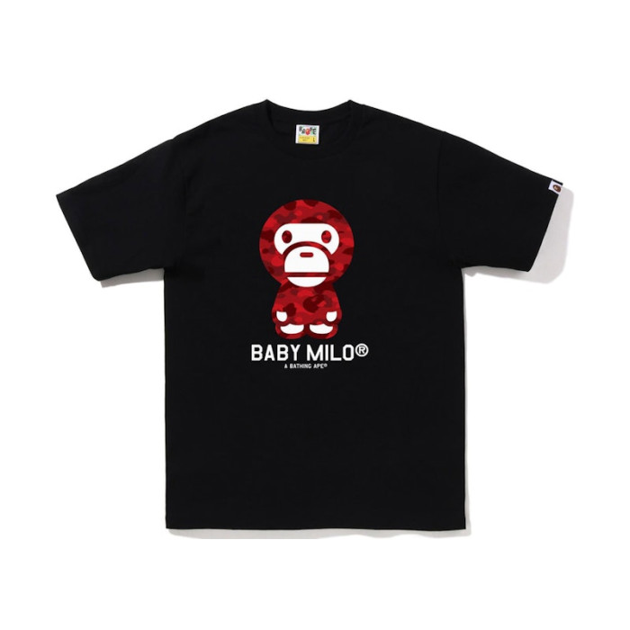 BAPE Color Camo Baby Milo Tee (FW22) Black Red