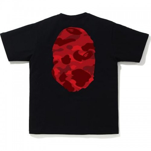 BAPE Color Camo Big Ape Head Tee Black/Red BAPE Color Camo Big Ape Head Tee Black/Red
