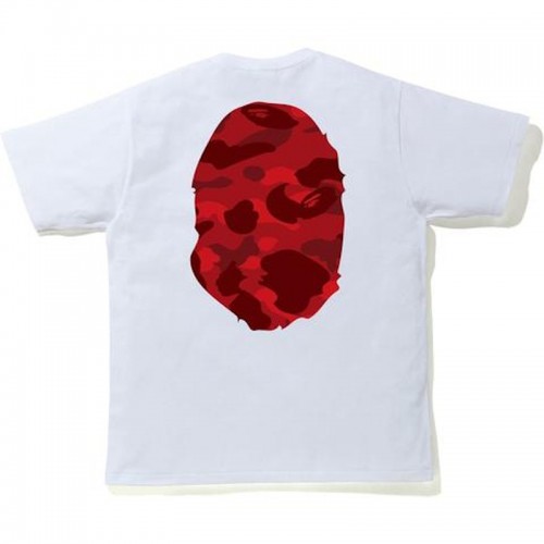BAPE Color Camo Big Ape Head Tee White/Red BAPE Color Camo Big Ape Head Tee White/Red