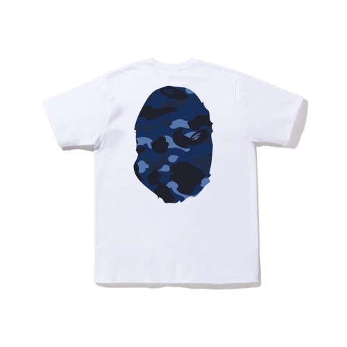 BAPE Color Camo Big Ape Head Tee White Blue BAPE Color Camo Big Ape Head Tee White Blue