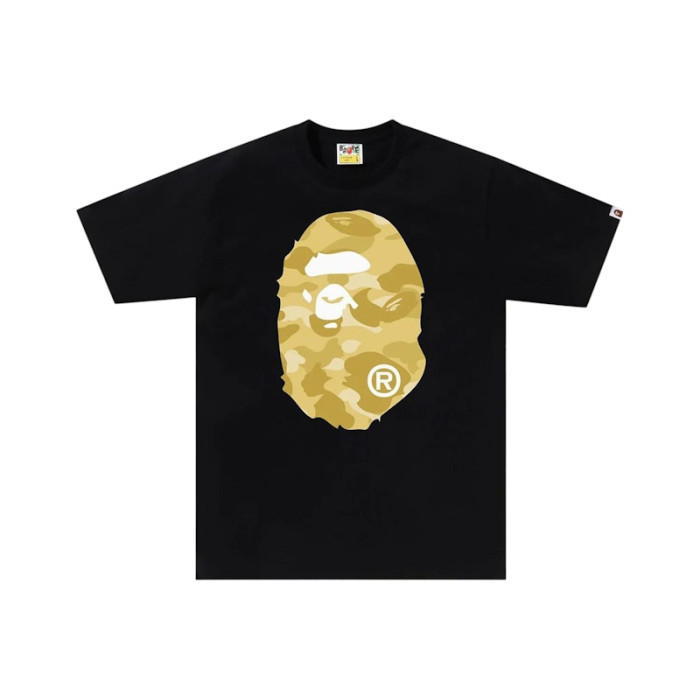 BAPE Color Camo Big Ape Head Tee (FW25) Black/Yellow